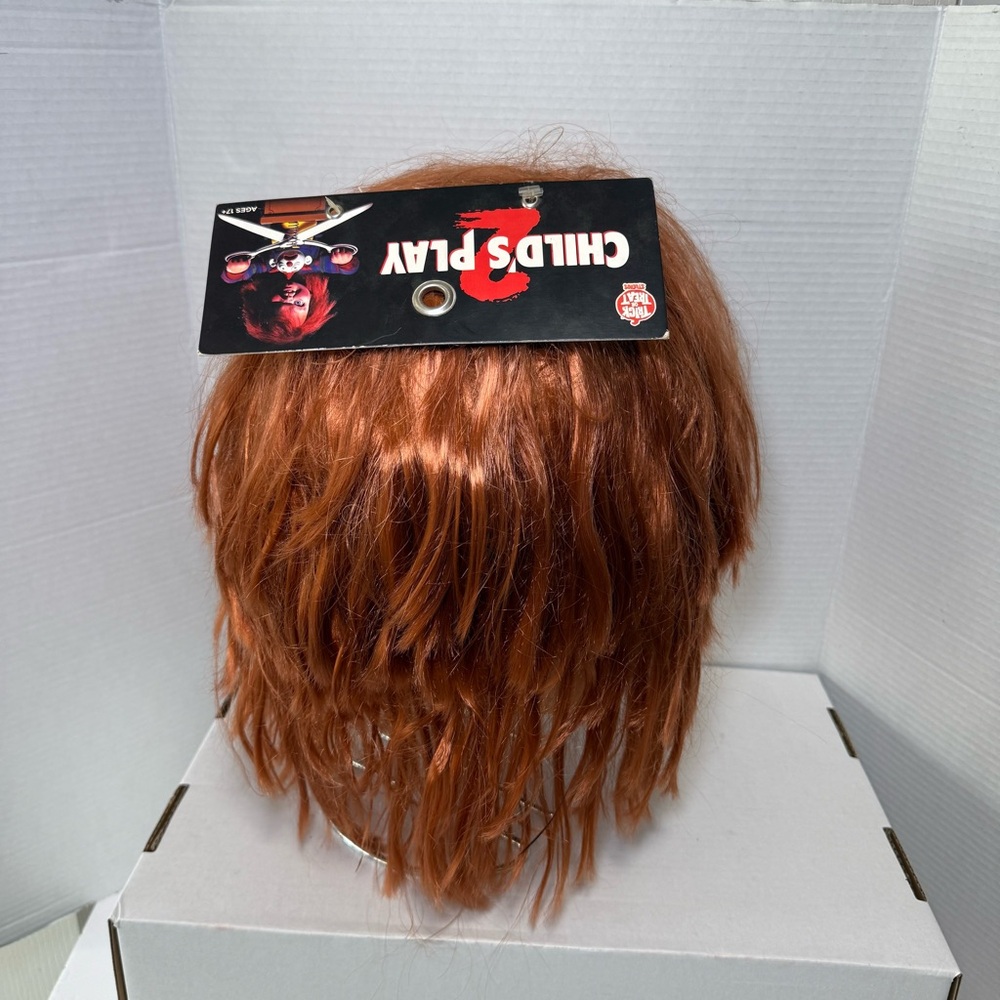New Child’s Play 2 Evil Chucky Halloween Mask Trick Or Treat Studios NWT - Picture 4 of 4